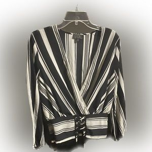 OLM Striped Blouse, M